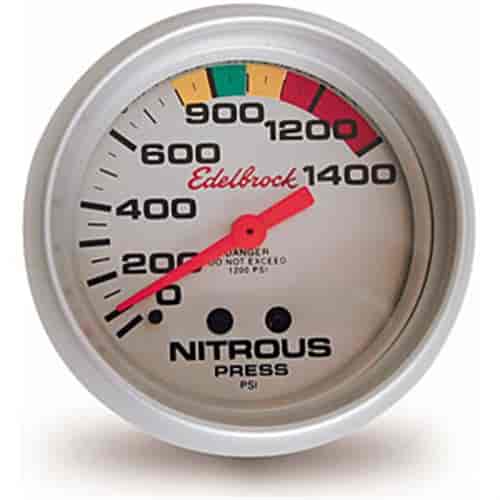 Standard Nitrous Pressure Gauge 2-5/8" Face