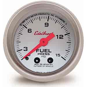 Standard Fuel Pressure Gauge 2-5/8" Face