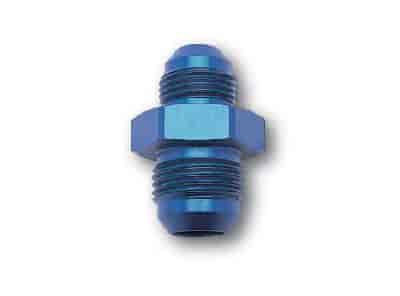 Flare Reducer Union -3AN Male to -4AN Male, Anodized Blue