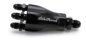 Billet Aluminum Nitrous Distribution Fitting Anodized Black with One-Inlet and Four-Outlets