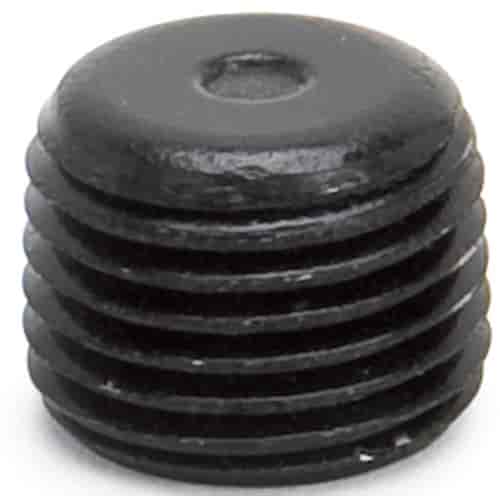 Allen Socket Pipe Plug 1/8" NPT, Anodized Black