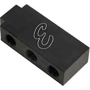 Nitrous Distribution Block Billet Aluminum Anodized Black with One-Inlet and Six-Outlets