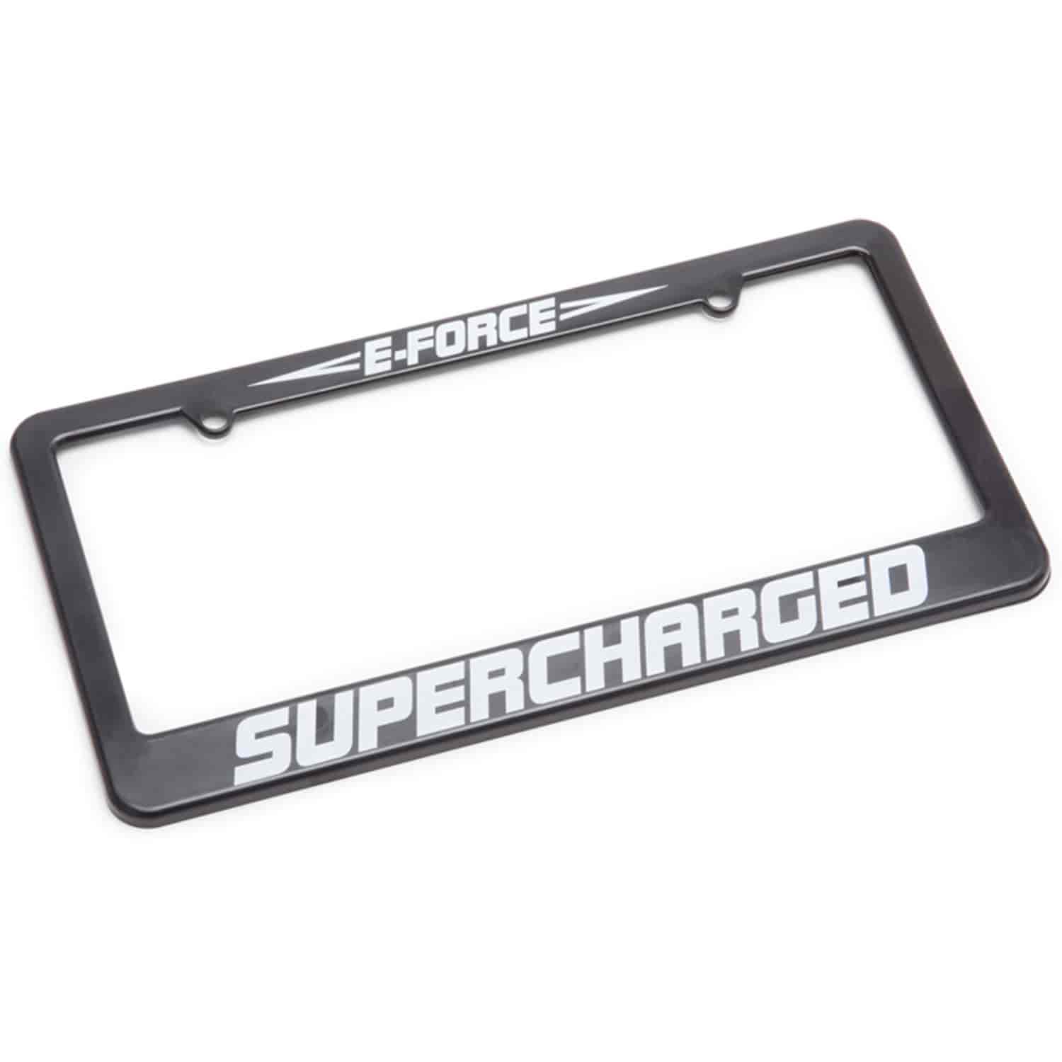 E-Force Supercharger License Plate Frame