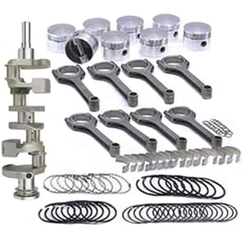 Street Performance Rotating Assembly Stroke: 4.250 Disp. @ .125: 293 Rod Length: 7.000 Pistons: +14cc Dome Rings: Standard