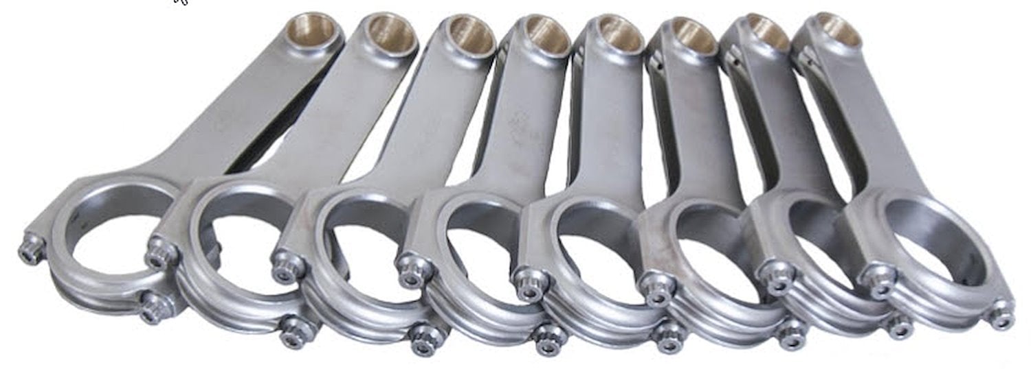 CRS63854D H-Beam 4th Generation Design (4D) 6.385 in. Forged Steel Connecting Rods for Chevy Big Block Engines [Set of 8]