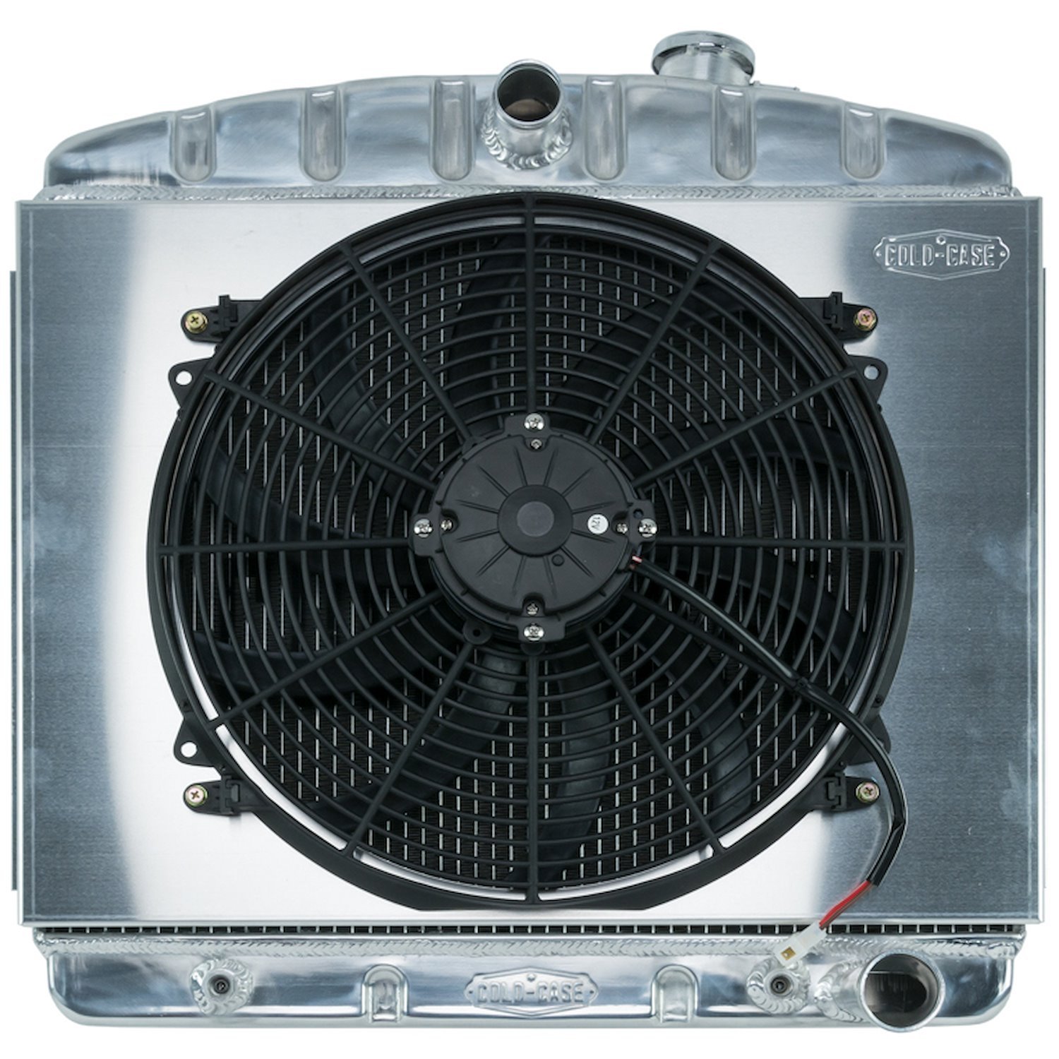 Aluminum Performance Radiator with Fan 1955-1957 Full Size Chevy