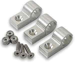 Polished Aluminum Line Clamps 7/16"