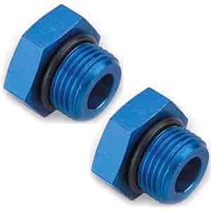 Blue Port Plugs with O-Ring Seal Size: -6AN