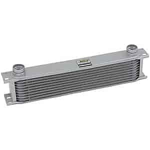 10-Row Extra-Wide Oil Cooler -10AN Female O-Ring Ports
