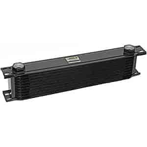 10-Row Extra-Wide Oil Cooler -10AN Female O-Ring Ports