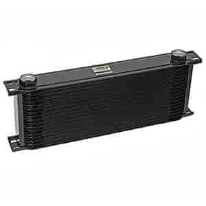 16-Row Extra-Wide Oil Cooler -10AN Female O-Ring Ports