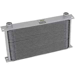 25-Row Extra-Wide Oil Cooler -10AN Female O-Ring Ports
