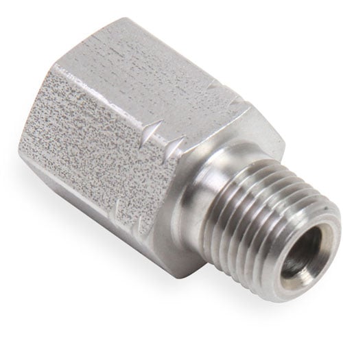 BSPT to NPT Straight Adapter 1/8" BSPT Male to 1/8" NPT Female