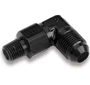 Ano-Tuff AN to Pipe Adapter Fitting -4AN Male to 1/4" NPT Male Swivel