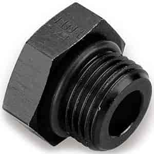 Ano-Tuff Port Plug with O-Ring Seal Size: -10AN