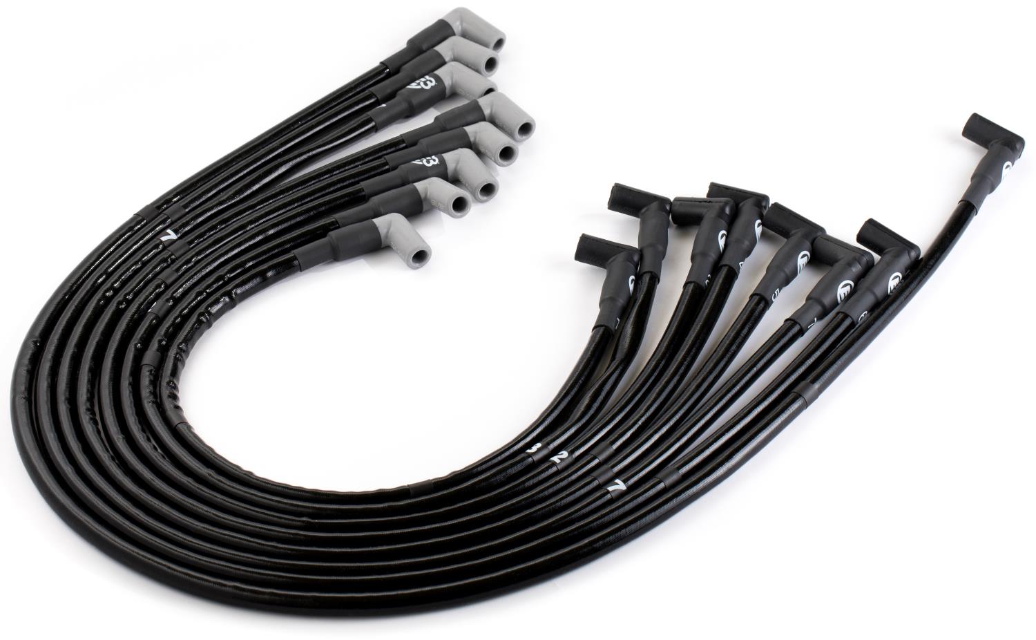 DiamondFIRE Racing Spark Plug Wire Set 8.500 mm - Small Block Chevy - 90-Degree Boots - With Sleeves