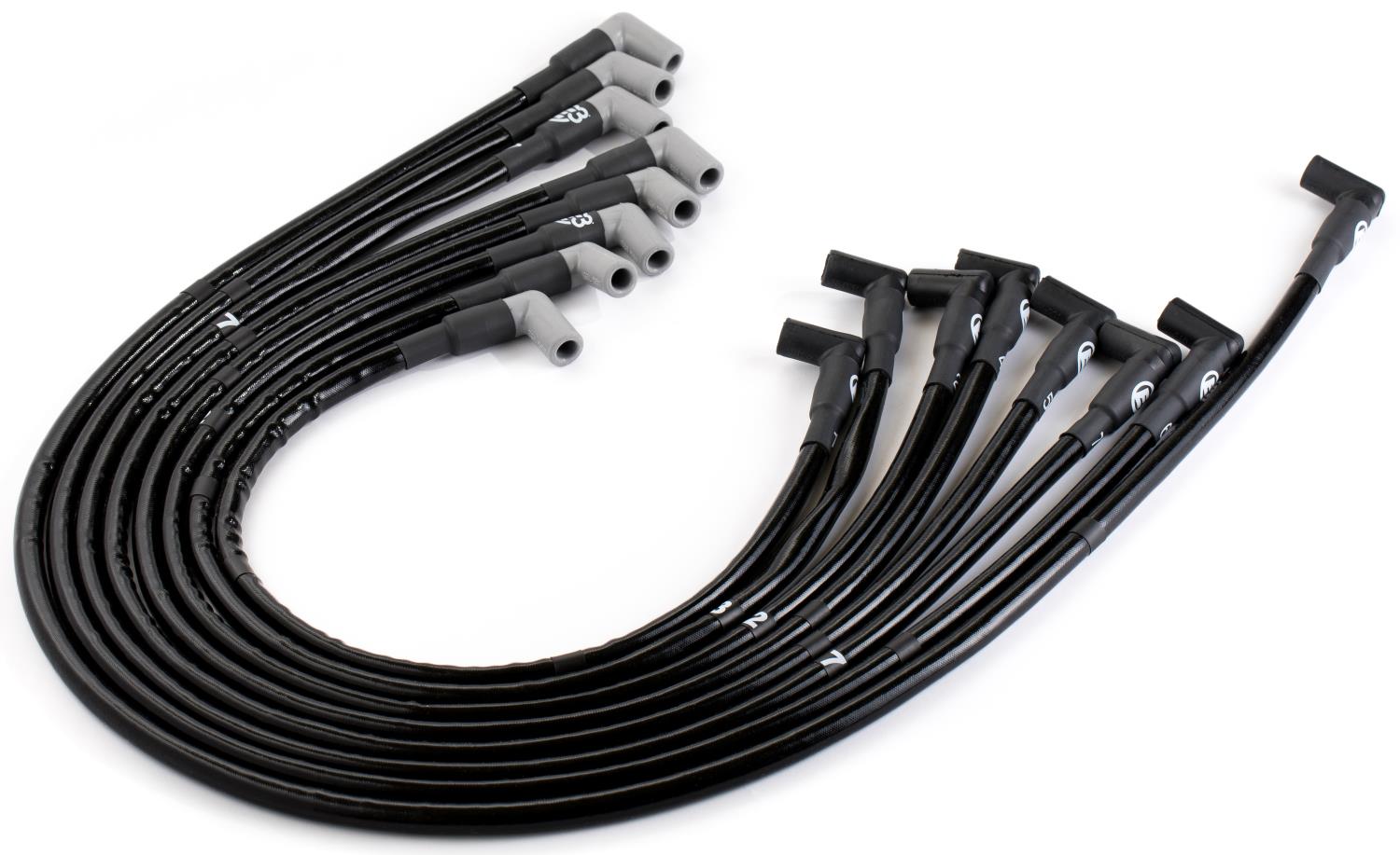 DiamondFIRE Racing Spark Plug Wire Set 8.500 mm - Big Block Chevy - 135-Degree Boots - With Sleeves