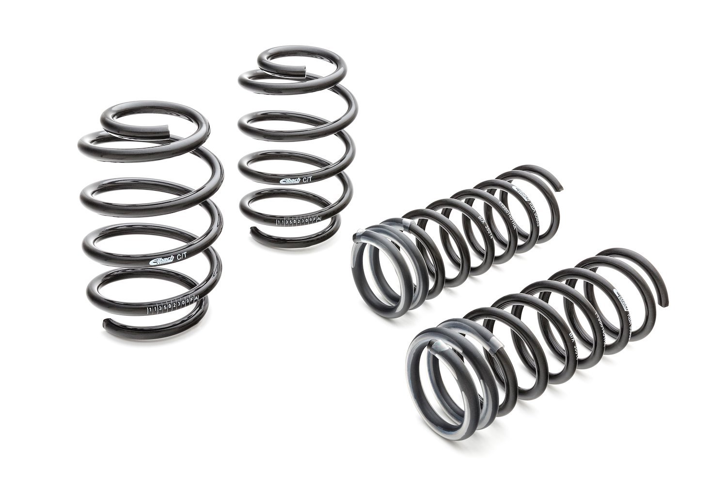 3518.140 Pro-Kit Lowering Springs 1979-1993 Mustang 4/6-cyl Coupe - 1.200 in. Front/1 in. Rear Drop