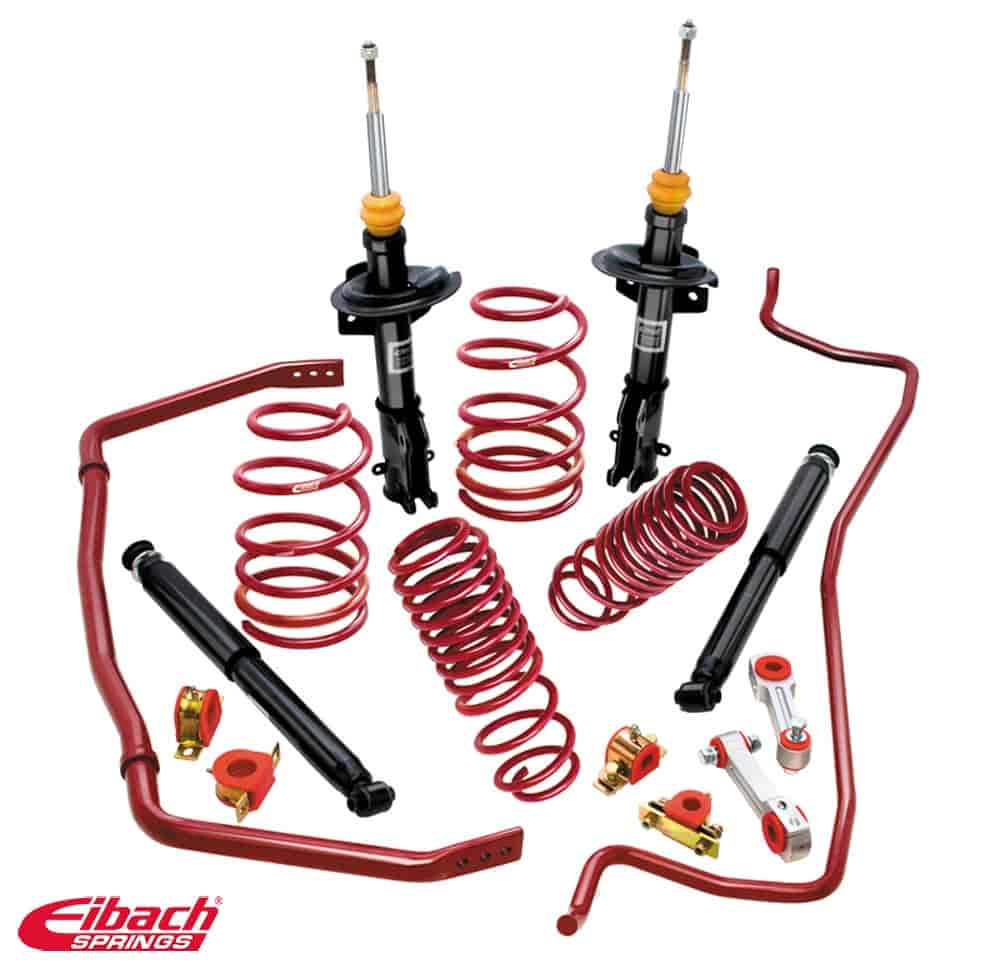 4.10035.680 Sport-System Plus Suspension System 2005-09 Mustang Coupe V6 - 1.6" Front Drop/2" Rear Drop