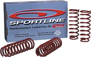 Sportline Lowering Springs 1995-99 Eclipse GS/GS-T Coupe - 1.6" Front/Rear Drop