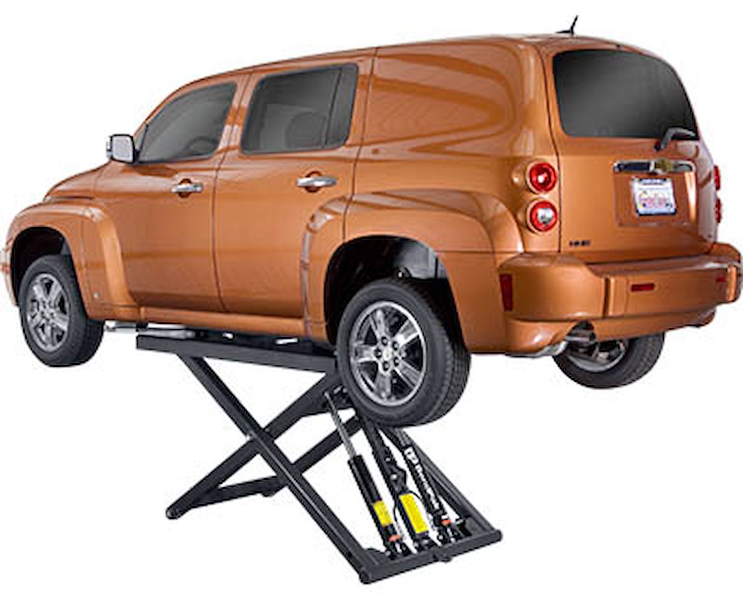 MD-6XP Portable Mid-Rise Scissor Vehicle Lift, 6,000 lbs. Capacity, 48 in. Max Rise