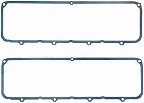 Valve Cover Gaskets 3/32" Composite Material DRCE II, Notched for Head Bolts, w/ 3 Upper and 4 Lower Bolts