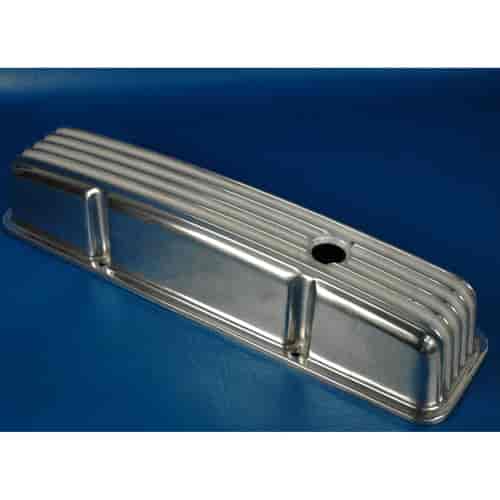 VALVE COVERS SBCHEV FINNED TALL POLISH