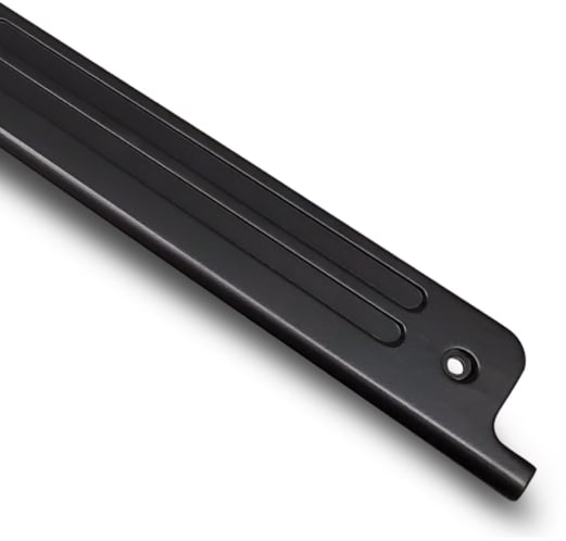 Door Sill Plates for 1967-1972 Chevy C10/C20 Pickup Truck [Black Anodized]