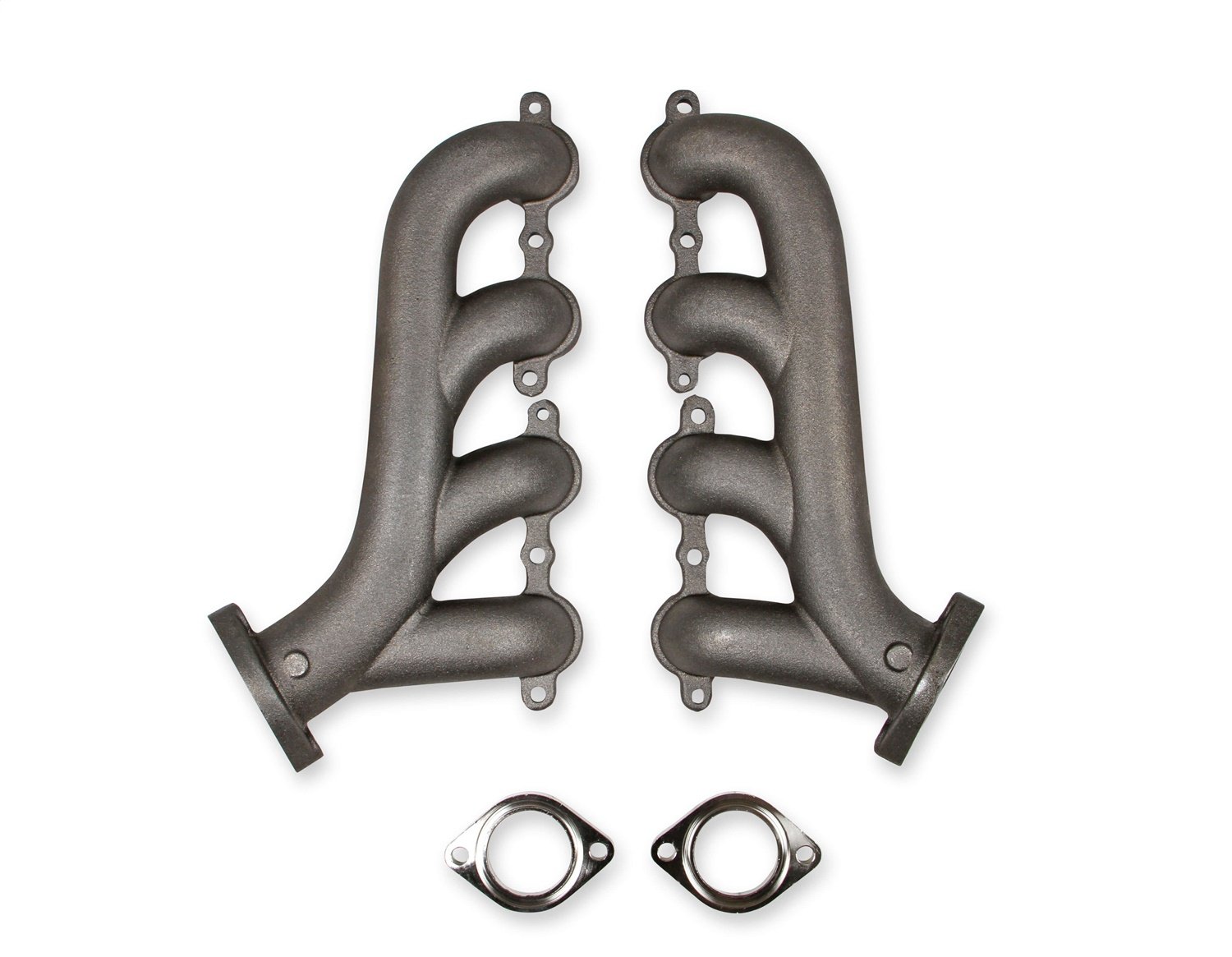 Cast Iron Exhaust Manifolds for GM Gen III, IV LS Engines [Natural Finish]