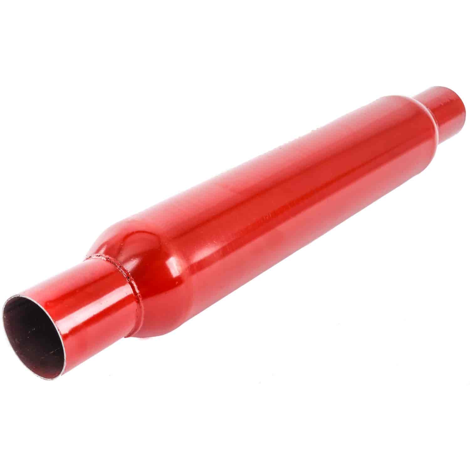 Red Hots Glass Pack Muffler 2.25" Inlet/Outlet