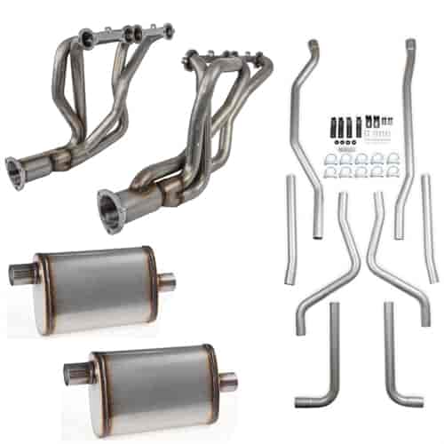 JEGS Complete Exhaust Kit for 1973-1974 GM 4WD Trucks