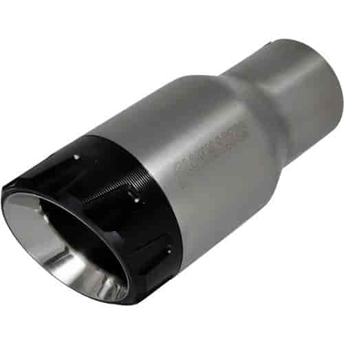 Brushed Stainless Steel Exhaust Tip Clamp-On