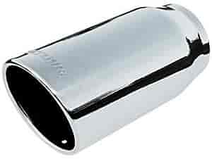 Polished Stainless Steel Exhaust Tip Weld-On