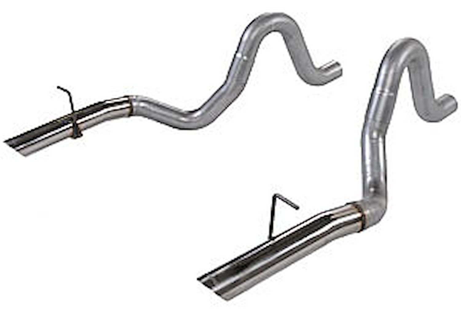 Tailpipes Aluminized Steel 1987-1993 Mustang LX 5.0L