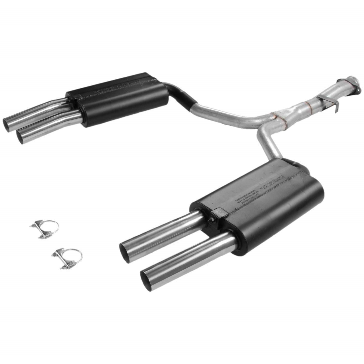 Force II Cat-Back Exhaust System 1986-1990 Chevy Corvette 5.7L V8