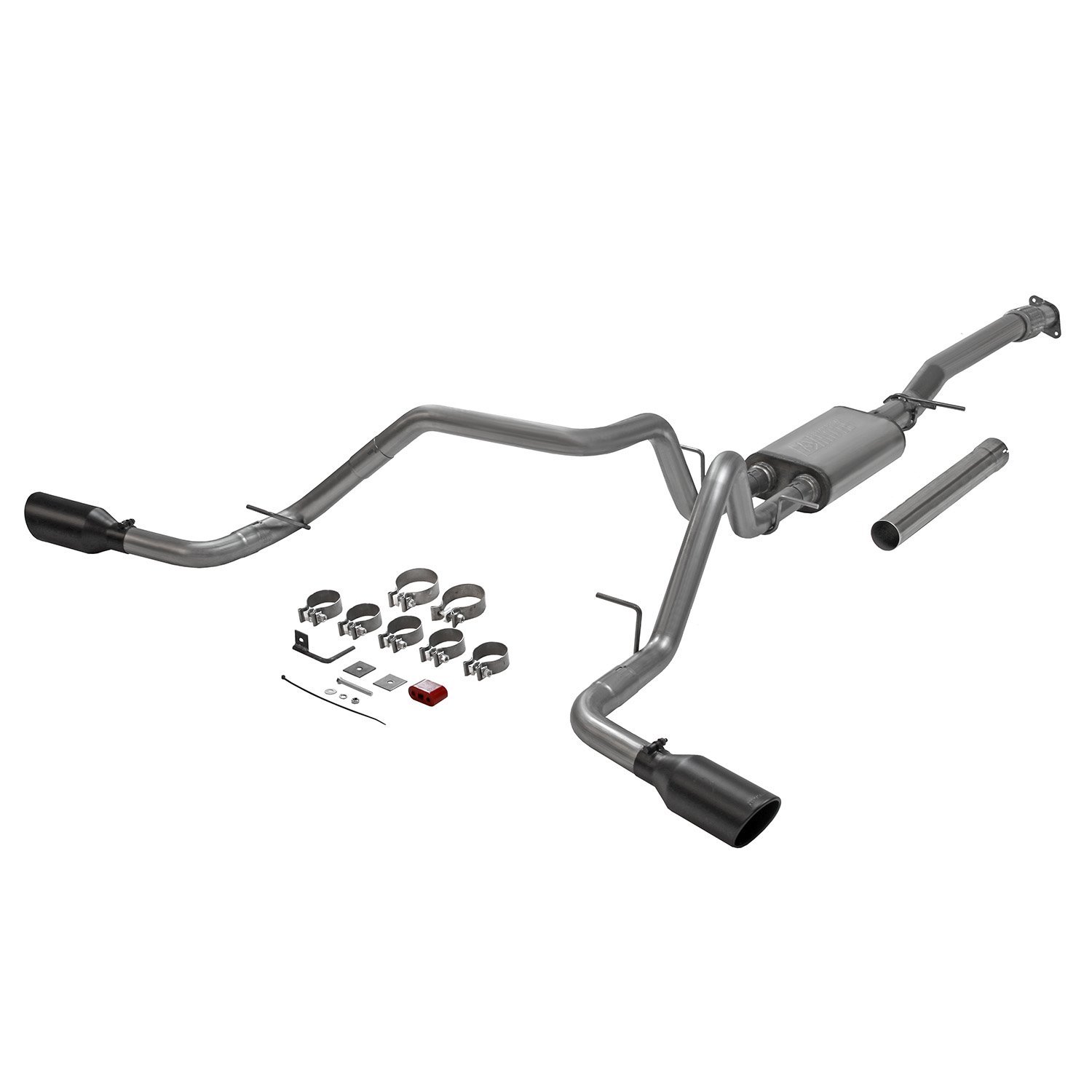 FlowFX Cat-Back Exhaust System Fits Select Chevrolet Silverado 1500 and GMC Sierra 1500  2.7L Trucks [147/157 in. WB]