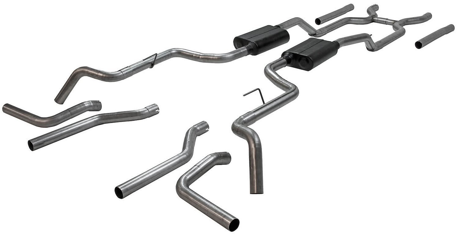 American Thunder Header-Back Exhaust System 1963-1966 GM C10/1000 Series Pickup Truck 2WD V8, Short and Long Bed