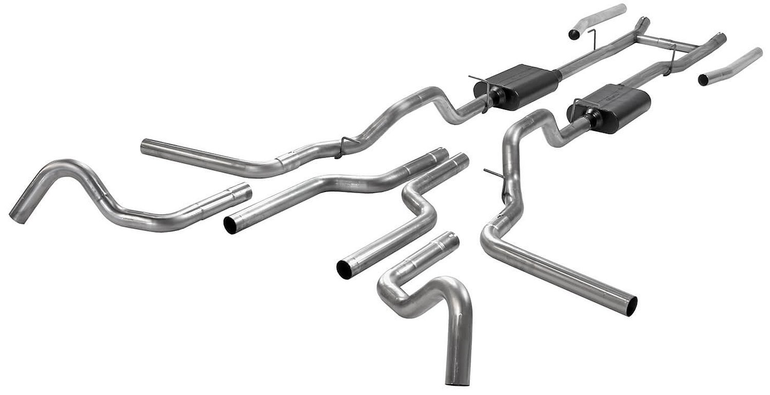American Thunder Header-Back Exhaust System 1967-1972 Ford F-100/250/350 2WD V8, Short and Long Bed