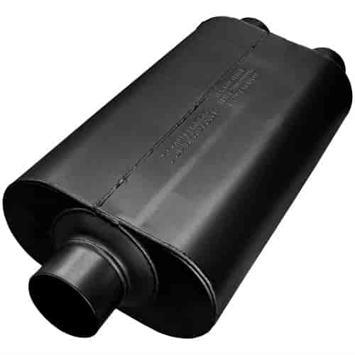 Super 50 Delta Flow Muffler Center In 3"/Dual Out 2.5"