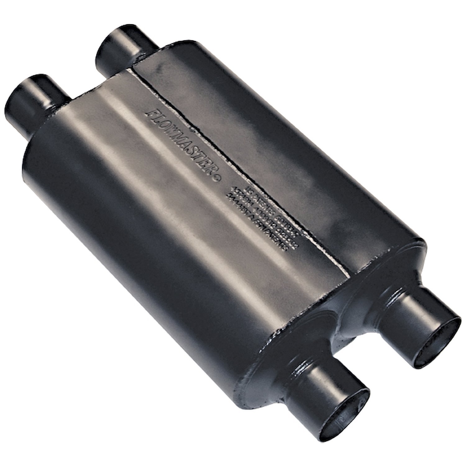 Super 40 Series Delta Flow Muffler Dual In/Dual Out: 2.5"
