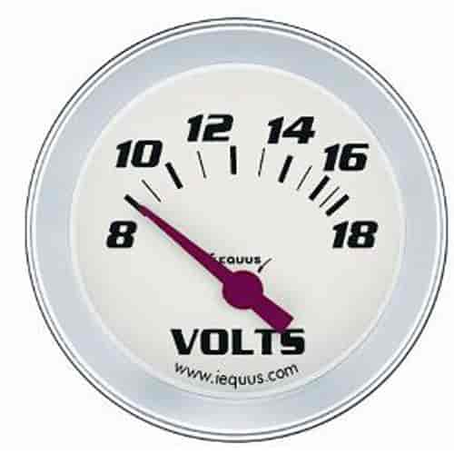 8000 Series Voltmeter Gauge 2-5/8" Diameter
