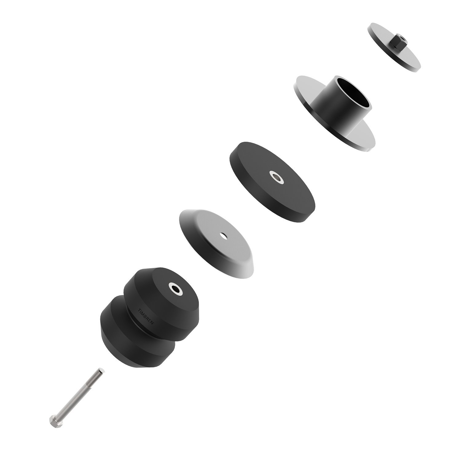 ABSJRGD Active Off-Road Bumpstops for Select Jeep Gladiator, Rear Kit