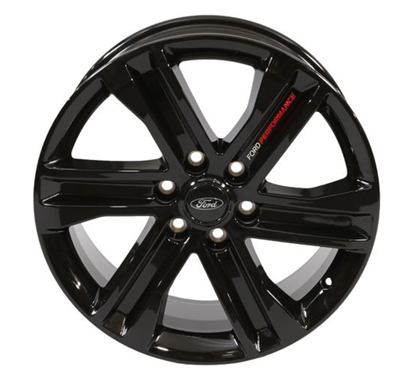 M-1007-S2085F15B Six Spoke Wheel Fits Select Ford F-150 Trucks [Size 20" x 8.5"] Gloss Black