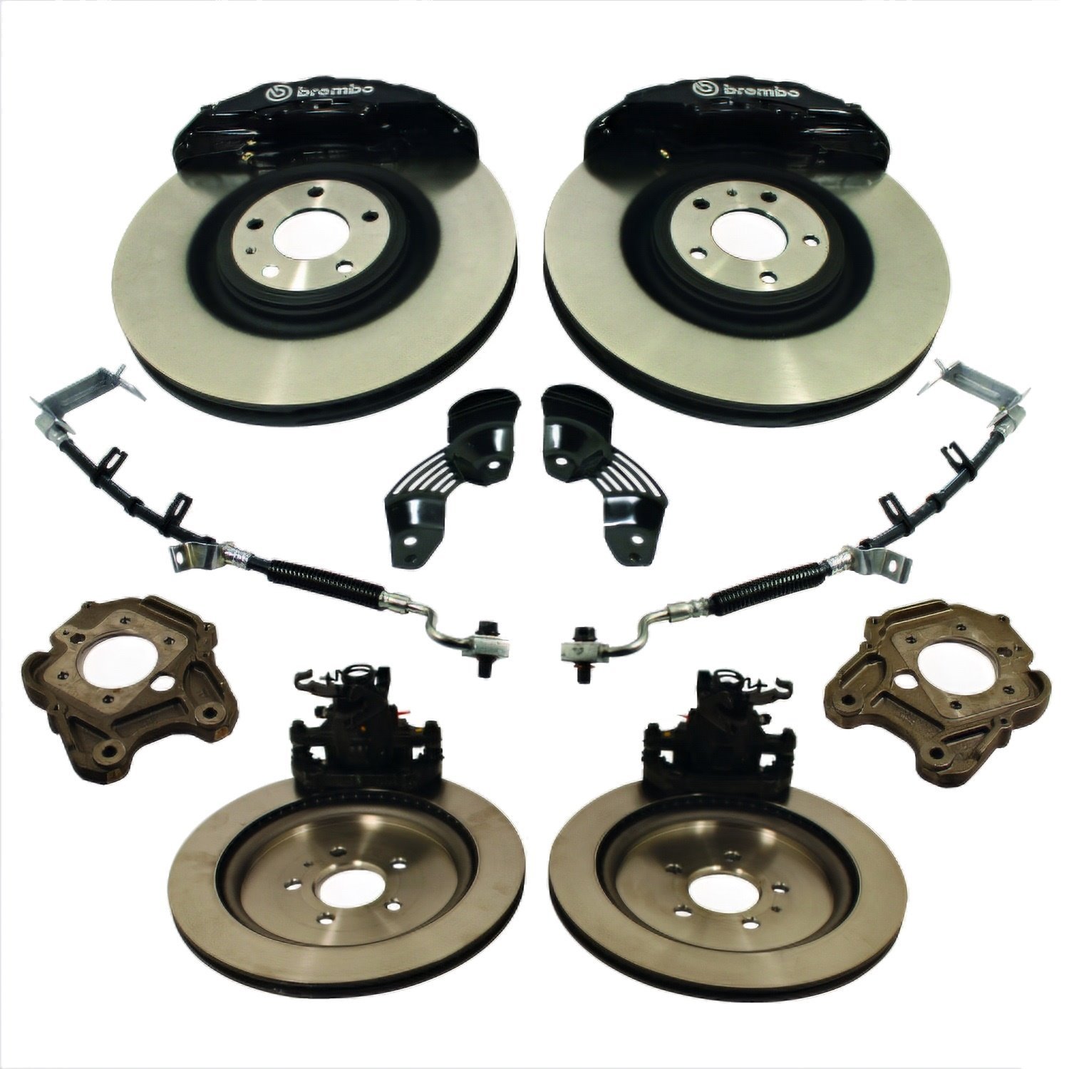 Complete Brake Upgrade Kit 2005-14 Mustang GT/Boss 302 Includes