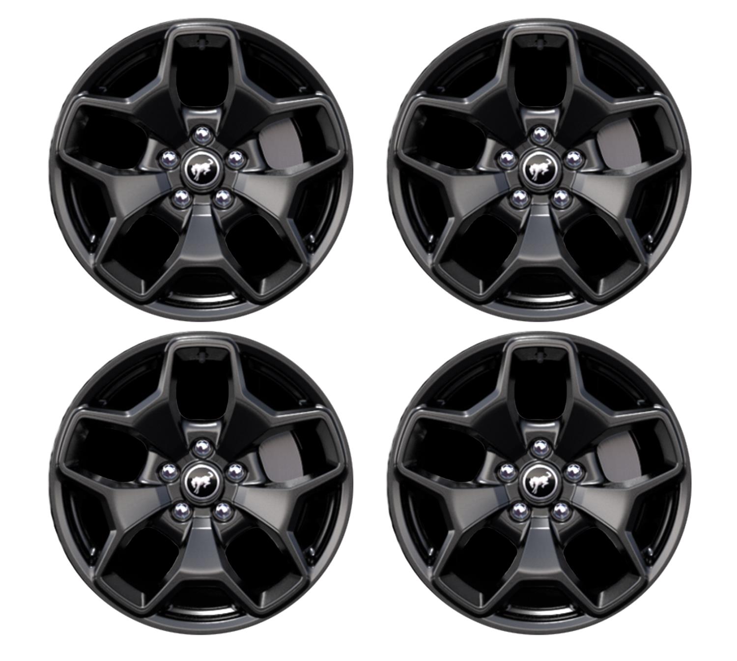 M-1007K-BS17GB First Edition Wheel Kit Fits Late Model Ford Bronco Sport Models [17" x 7"] Gloss Black