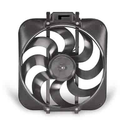 16" Diameter S-Blade Trimline Electric Fan Without Adjustable Thermostat