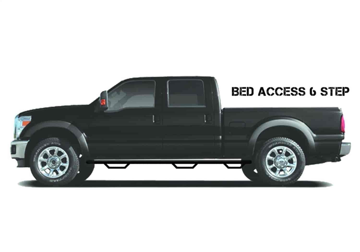 Bed Access Nerf Steps 2004-08 Ford F150 Quad Cab