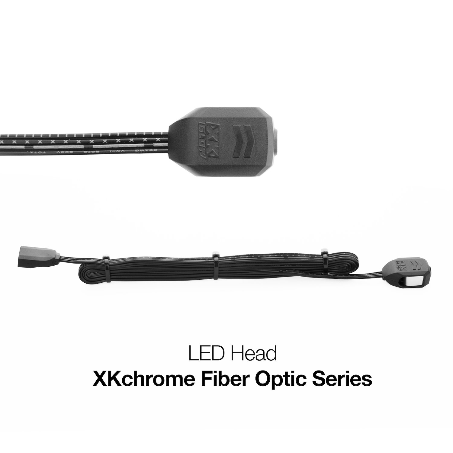 XK-FO-HEAD Fiber Optic Series XKCHROME RGB Ultra Bright LED Head, Universal Fit