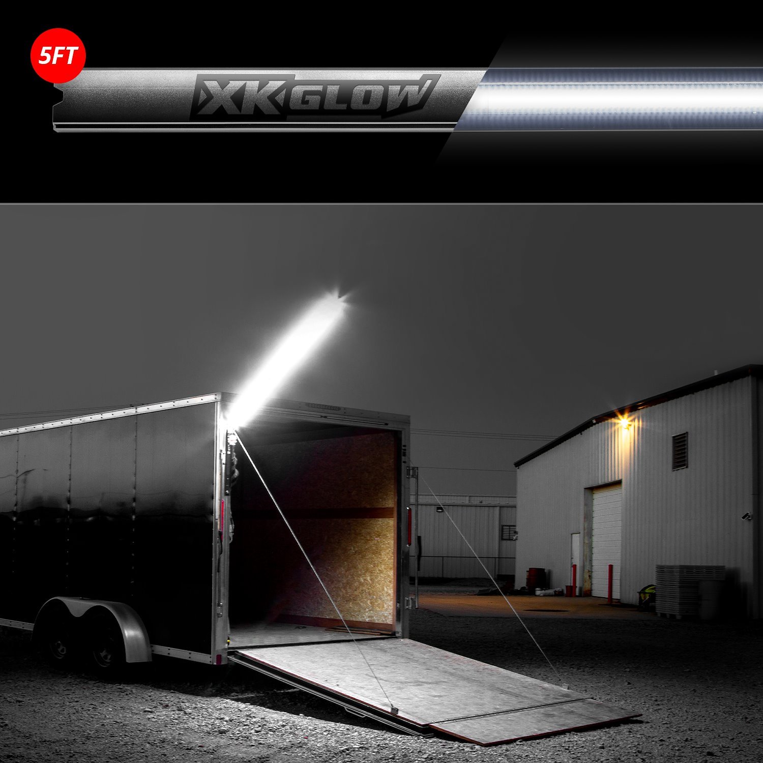 XK-NS-ADV 5 ft. Nite Stix Foldable Overhead Light System, Universal Fit