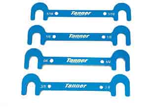 Standard Camber Shim Kit Includes 1 Each: 1/16", 1/8", 1/4" and 3/8"